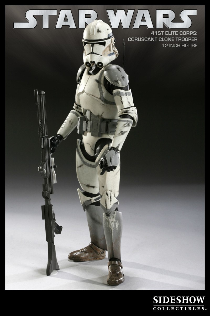 Coruscant Clone Trooper 41st Elite Corps 12 inch Figure